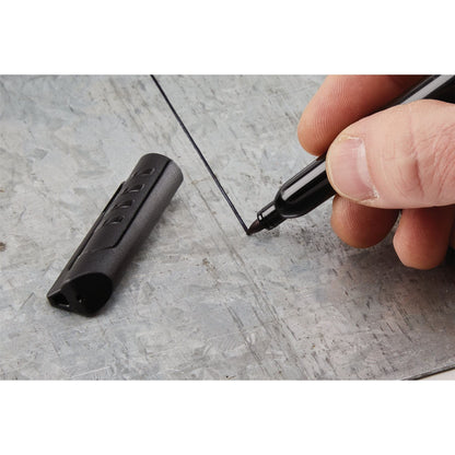 Draper 20942 Marker Pens Black Pack of 2 Draper