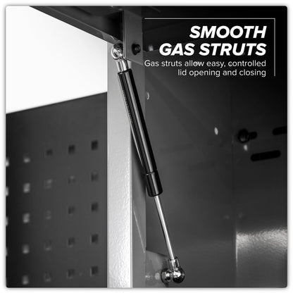 Sealey APMSBESTACK02SS Superline PRO® Black Edition Storage System with Stainless Worktop 2.64m Sealey