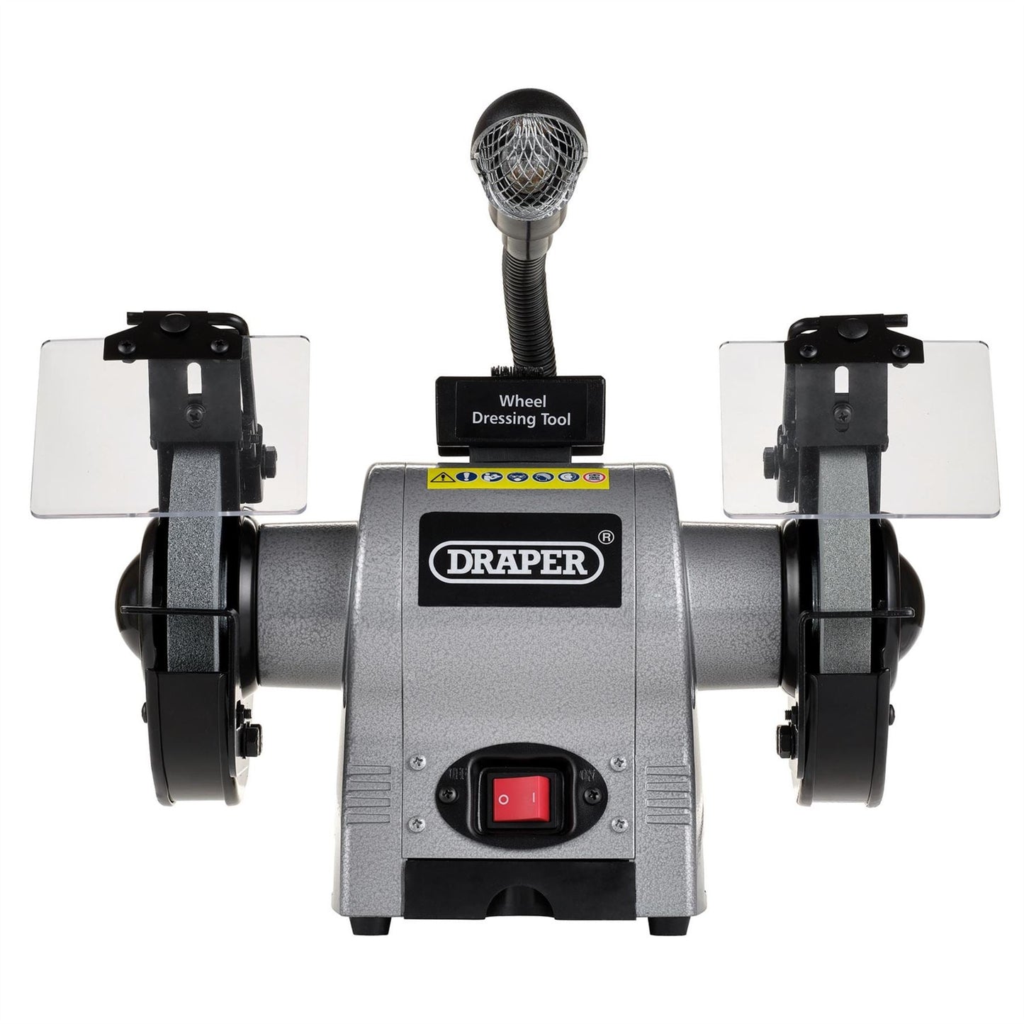 Draper 05095 Bench Grinder With Work light 150mm 370W Draper