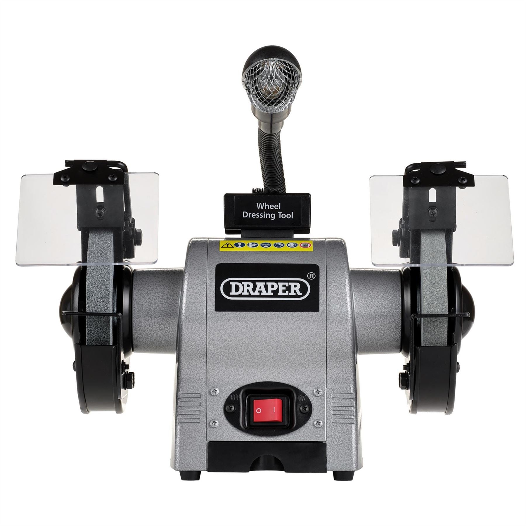 Draper 05095 Bench Grinder With Work light 150mm 370W Draper