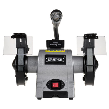 Draper 05095 Bench Grinder With Work light 150mm 370W Draper