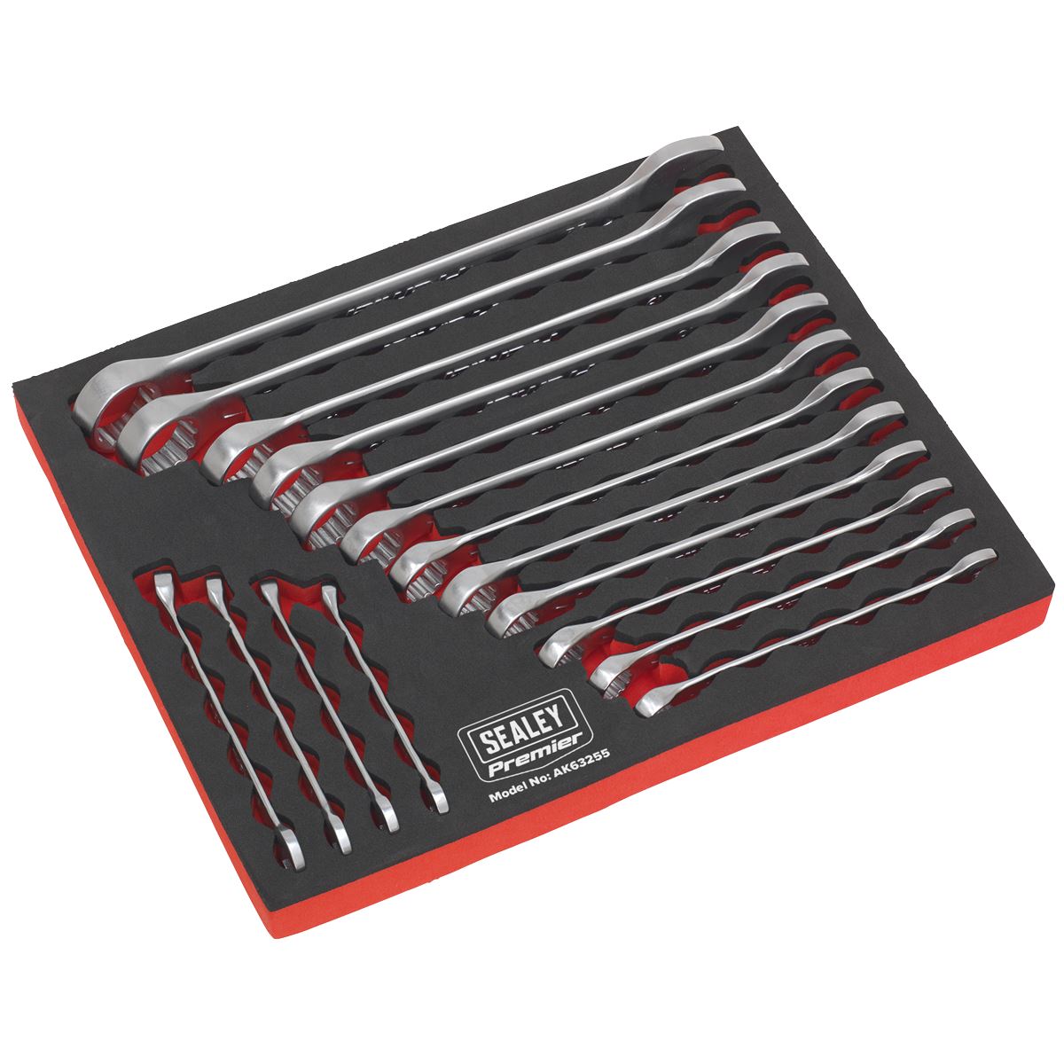 Sealey AK63255 Combination Spanner Set 16pc Metric Sealey