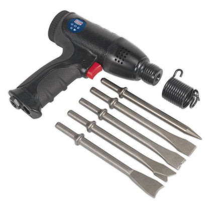 Sealey SA613 Air Hammer Kit Composite Premier - Medium Stroke Sealey