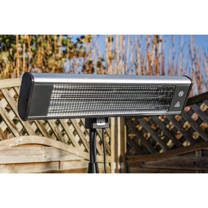 Sealey IFSH1809R High Efficiency Carbon Fibre Infrared Patio Heater 1800W/230V with Telescopic Floor Stand Sealey