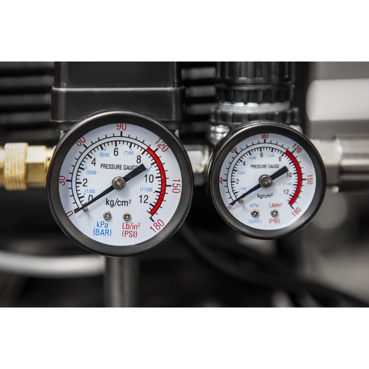 Sealey SAC5020APK Air Compressor 50L Direct Drive 2hp with 4pc Air Accessory Kit Sealey