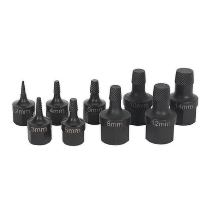 Sealey AK7222 Stud Extractor Set 9pc Sealey