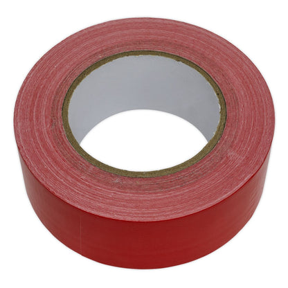 Sealey DTR Duct Tape 50mm x 50m Red Sealey