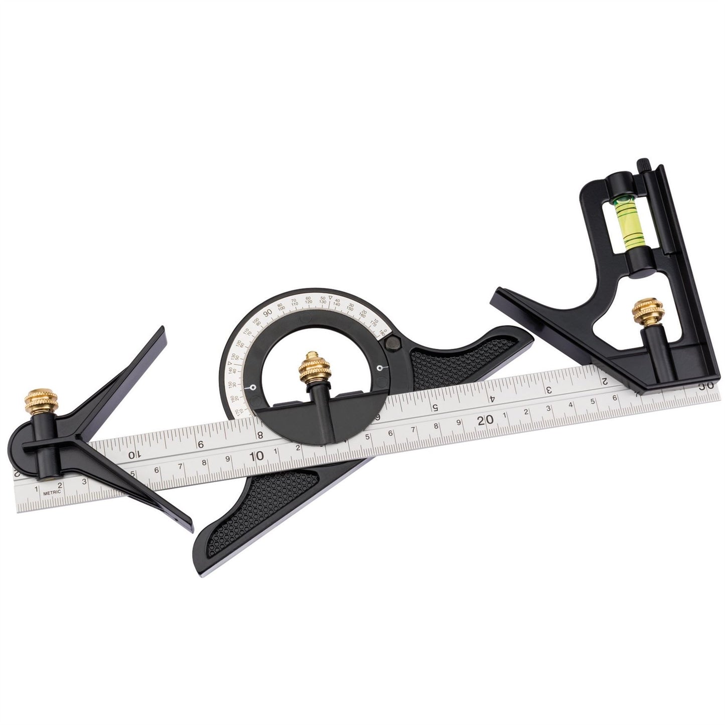 Draper 34704 Combination Square with Centre Head and Protractor 300mm Draper
