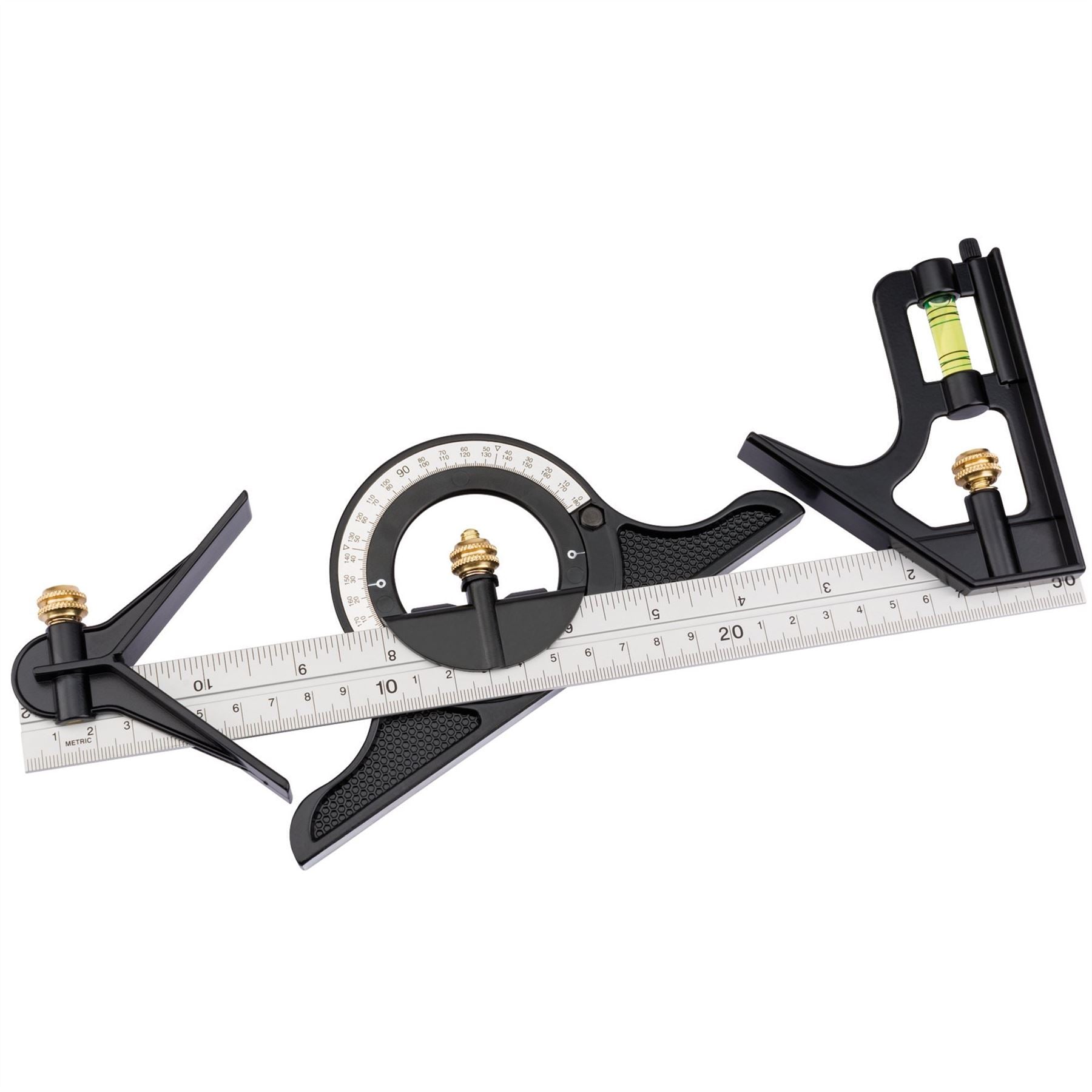 Draper 34704 Combination Square with Centre Head and Protractor 300mm Draper