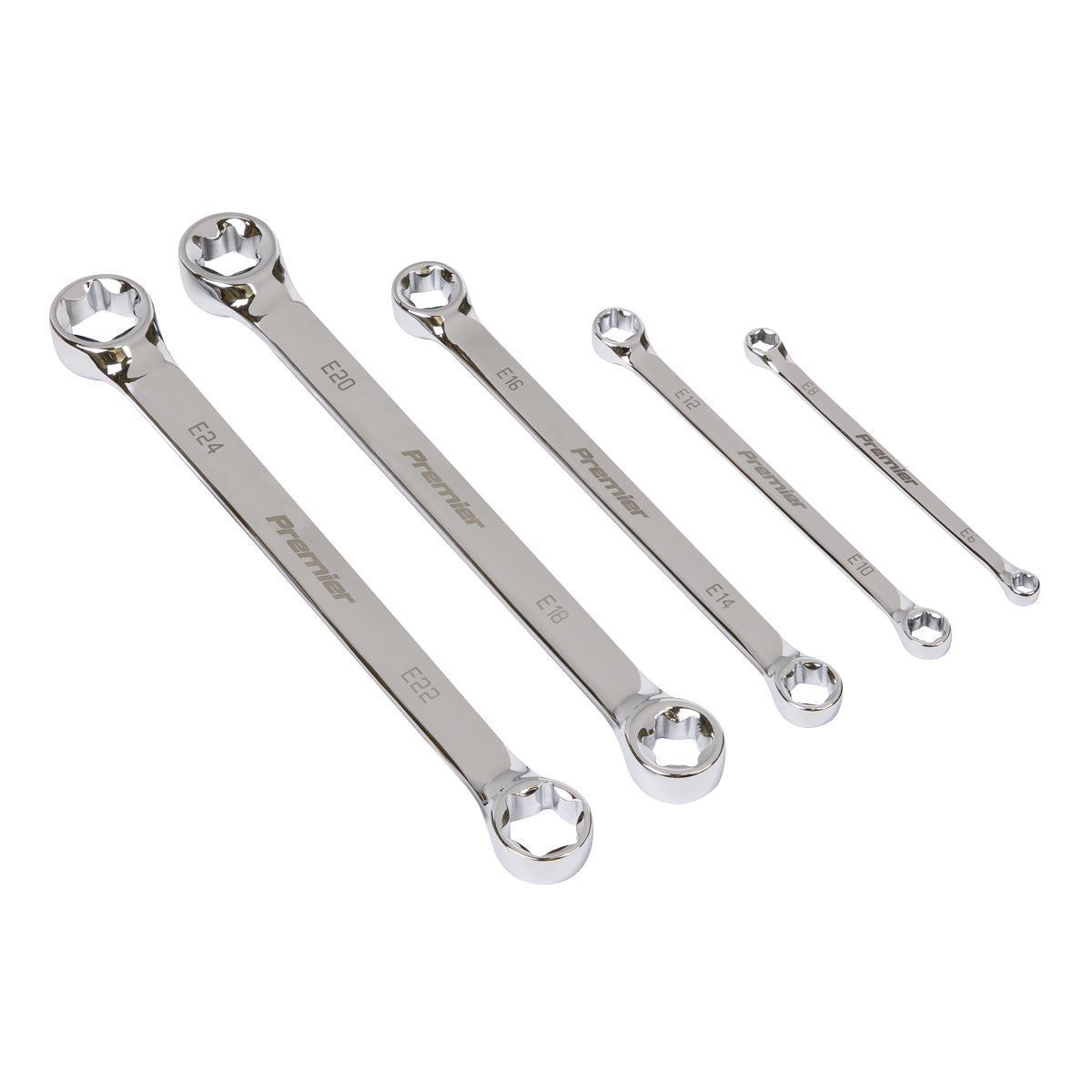Sealey AK5481 TRX-Star* Double End Spanner Set 5pc Sealey