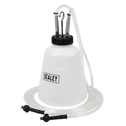 Sealey VS0218 High Flow Twin Pipe Brake Bleed Bottle 2L Sealey
