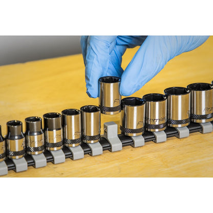 Sealey AK7992 Socket Set 12pc 3/8"Sq Drive Metric - Premier Black Sealey