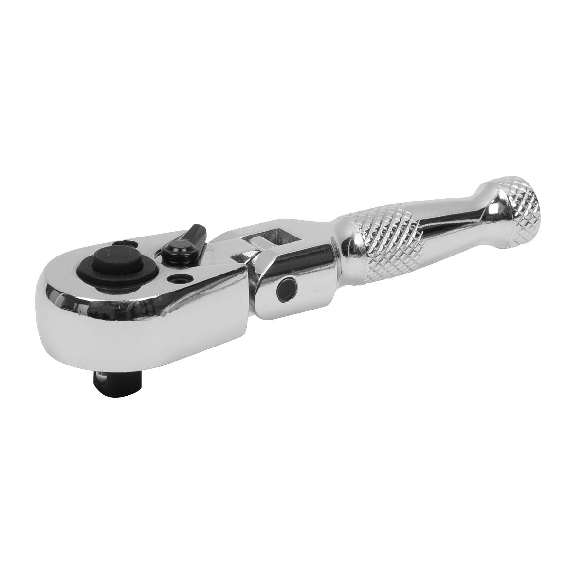 Sealey AK660SF Ratchet Wrench Flexi-Head Stubby 1/4"Sq Drive Sealey