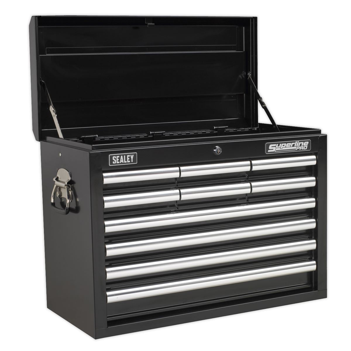 Sealey AP33109B Topchest 10 Drawer with Ball-Bearing Slides - Black Sealey