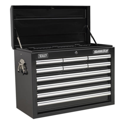 Sealey AP33109B Topchest 10 Drawer with Ball-Bearing Slides - Black Sealey