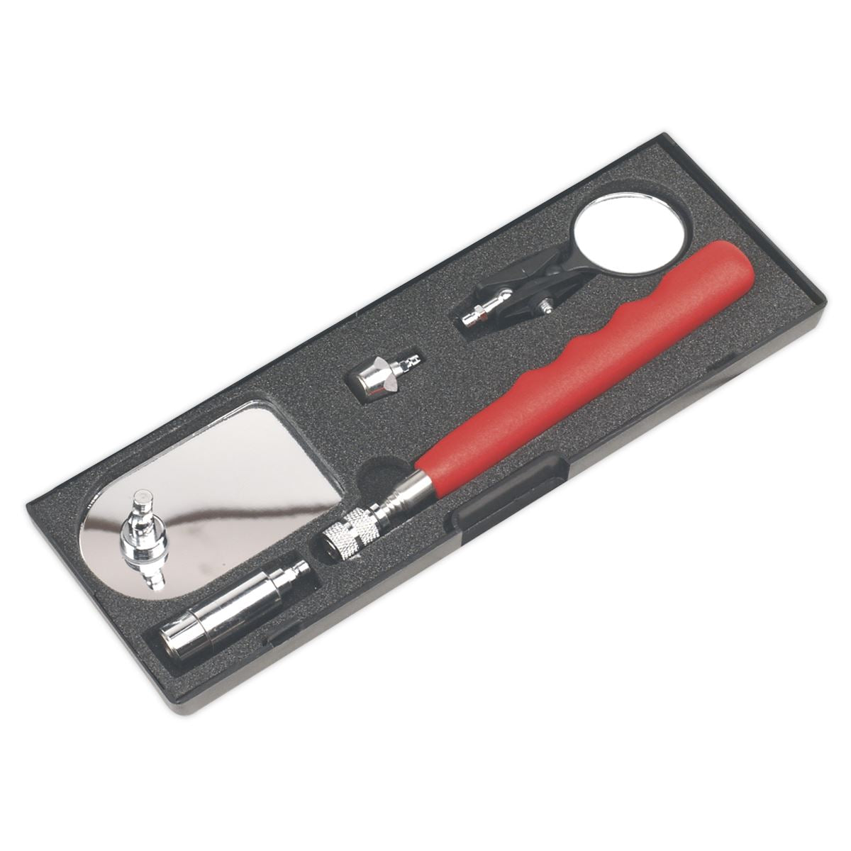 Sealey AK6521 Telescopic Magnetic Pick-Up & Inspection Tool Kit 5pc Sealey