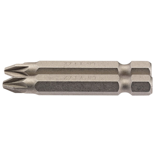 Draper 64228 PZ Type Insert Bit 1/4" Hex 50mm Long No.2 Pack of 2 Draper