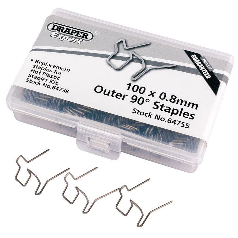 Draper 64755 0.8MM Double U Staples 50 Draper