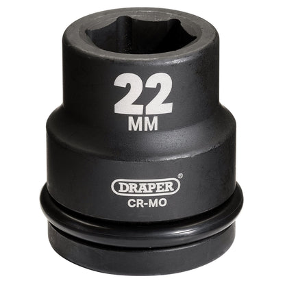 Draper 75968 Hi-TORQ® Impact Socket 3/4" Sq. Dr. 22mm Draper