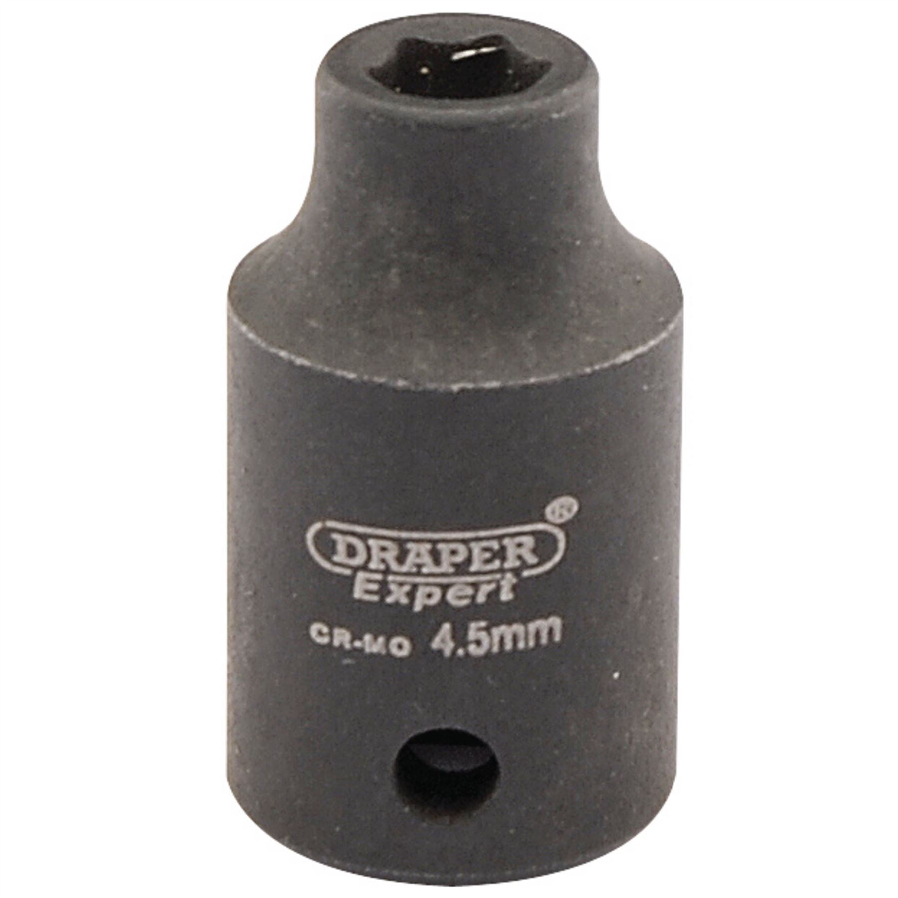 Draper 05003 Expert HI-TORQ® 6 Point Impact Socket 1/4" Sq. Dr. 4.5mm Draper