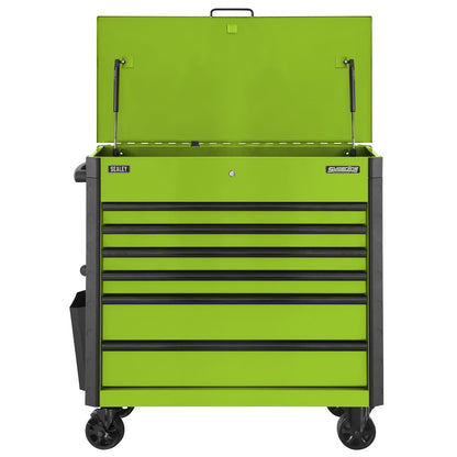 Sealey AP366HV Tool Trolley 6 Drawer with Ball Bearing Slides - Green Sealey