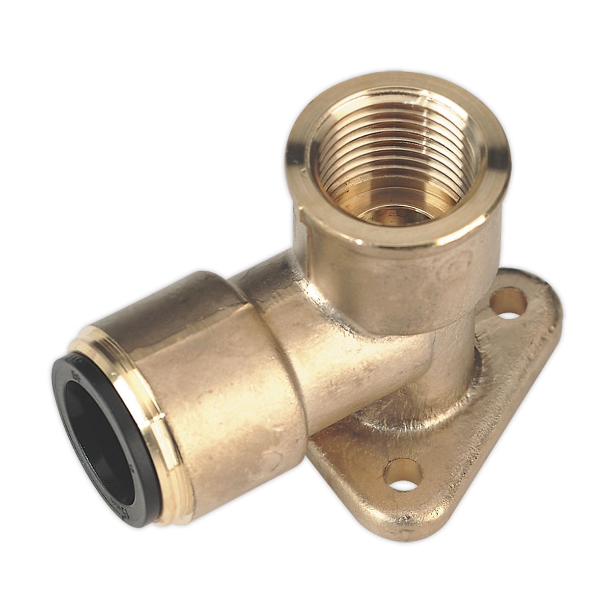 Sealey CAS15BWE Wingback Elbow 15mm x 1/2"BSP Brass (John Guest Speedfit® - PM15WB) Sealey
