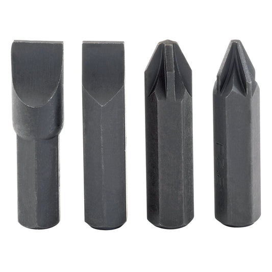 Draper 12542 Impact Screwdriver Bit Set 4 Piece Draper