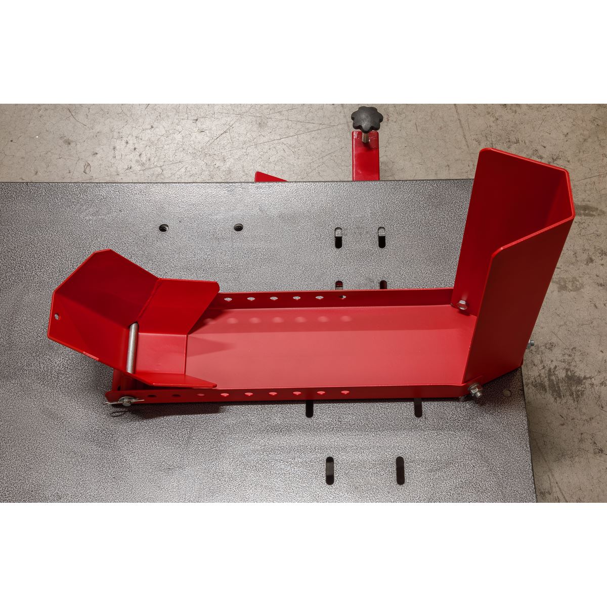 Sealey WCR02 Motorcycle Roll-in Wheel Clamp Bolt Down Sealey