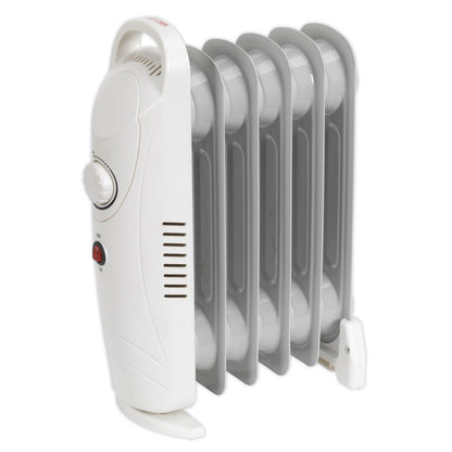 Sealey RD800 Oil-Filled Radiator Mini 800W/230V 6-Element Sealey