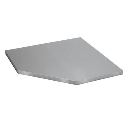Draper 33203 BUNKER® Modular Stainless Steel Worktop for Corner Cabinet 865mm Draper