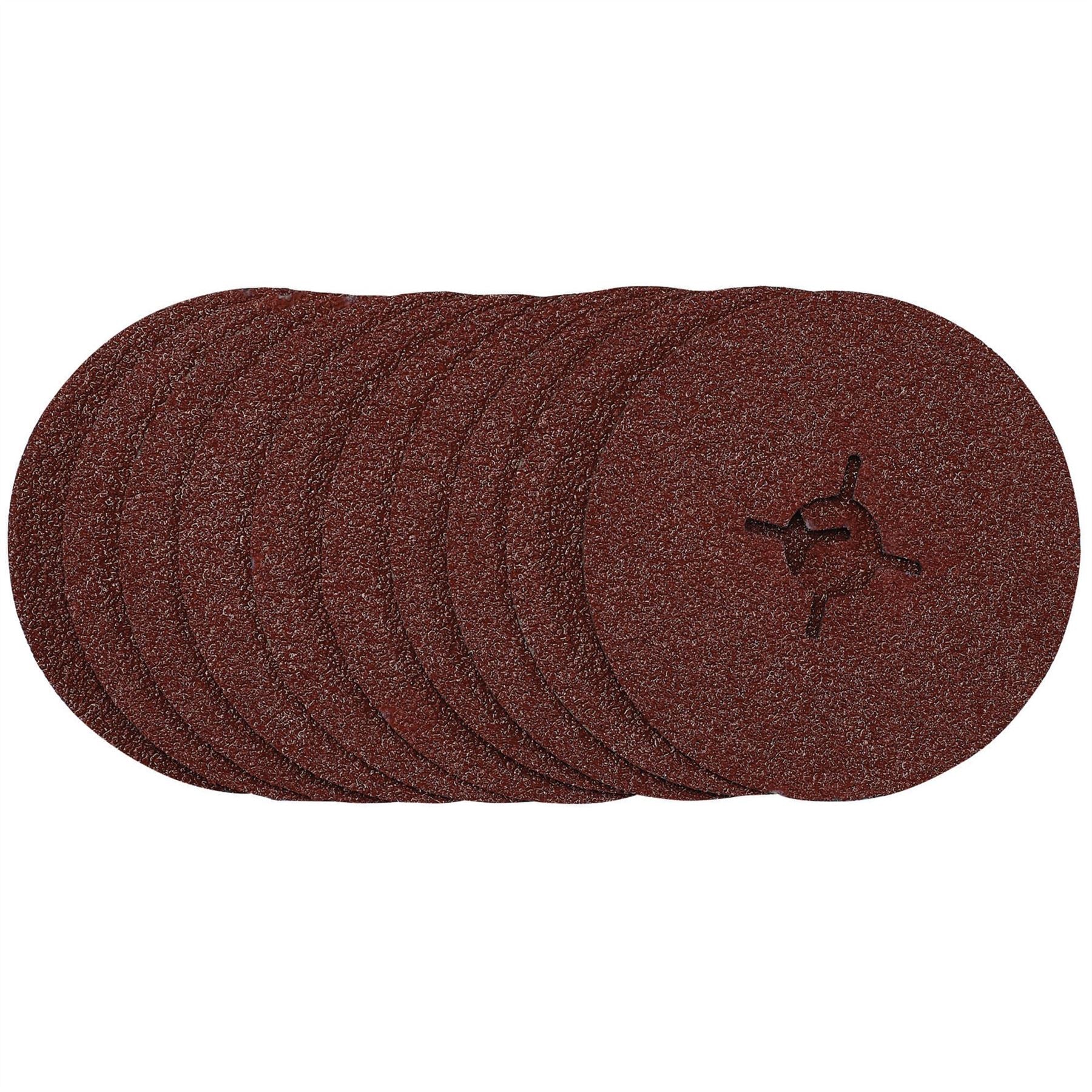 Draper 68377 Fibre Sanding Discs 115mm 36 Grit Pack of 10 Draper