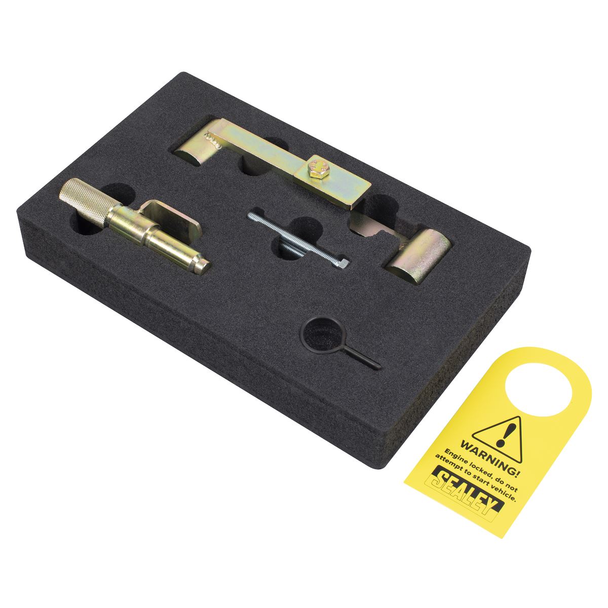 Sealey VS4387 Petrol Engine Timing Tool Kit - for Ford Volvo 1.6 1.8 2.0 2.3 2.4 2.5 2.9 - Belt Drive Sealey
