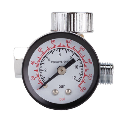 Draper 28379 1/4" BSP On-Gun Air Regulator and Gauge 180psi Draper