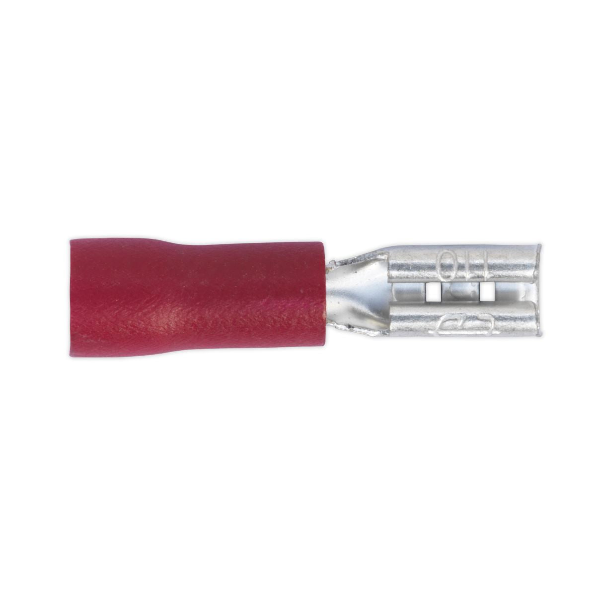 Sealey RT19 Push-On Terminal 2.8mm Female Red Pack of 100 Sealey