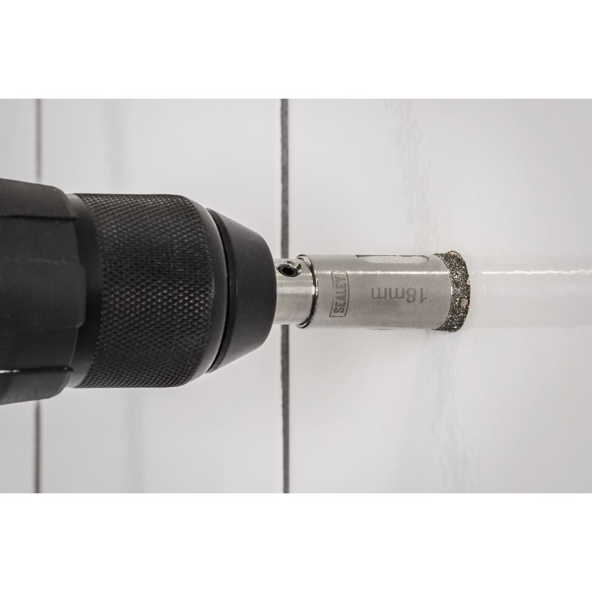Sealey DHS18 Electroplated Diamond Hole Saw Ø18mm Sealey