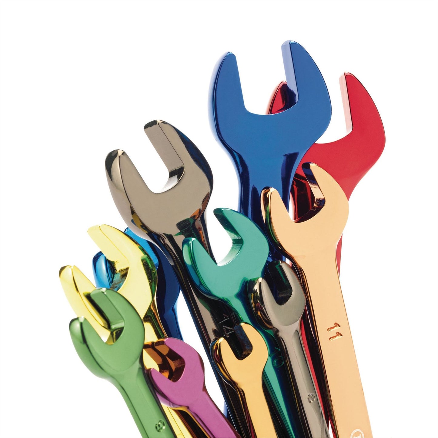 Draper 23017 Expert HI-TORQ® Metric Coloured Combination Spanner Set 13 Piece Draper