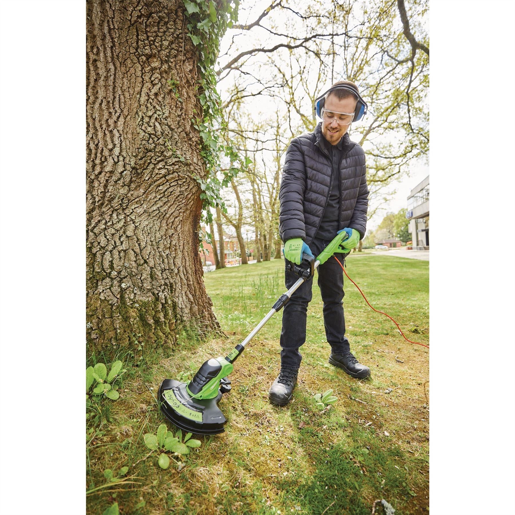 Draper 45927 Grass Trimmer with Double Line Feed 300mm 500W Draper