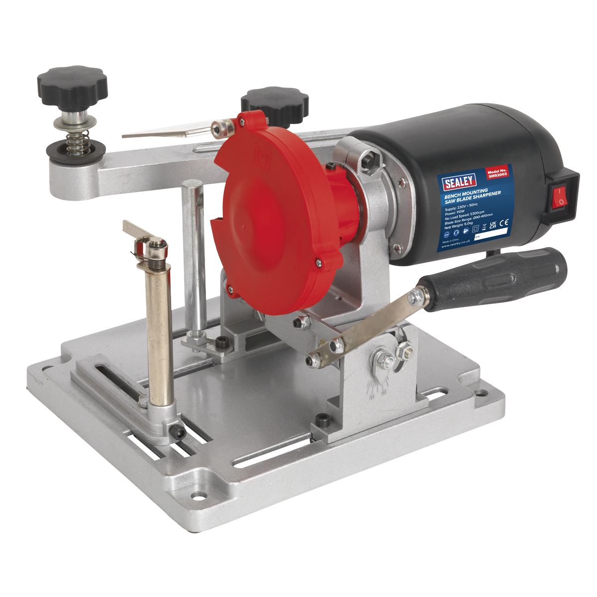Sealey SMS2003 Saw Blade Sharpener - Bench Mounting 110W Sealey