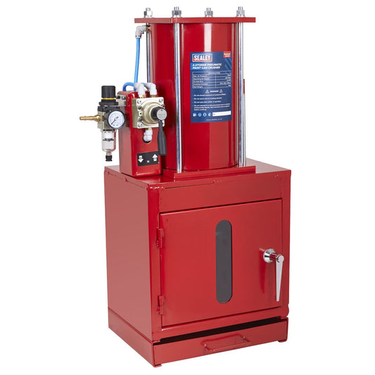 Sealey HCC08 Pneumatic Paint Can Crusher 2.2 Tonne Sealey