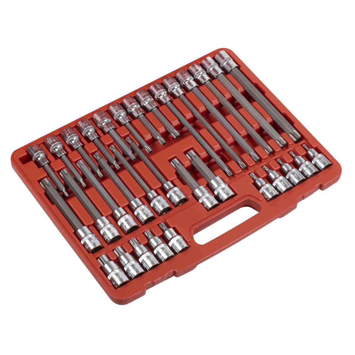Sealey AK2194 TRX-Star* Socket Bit Set 32pc 1/2"Sq Drive Sealey