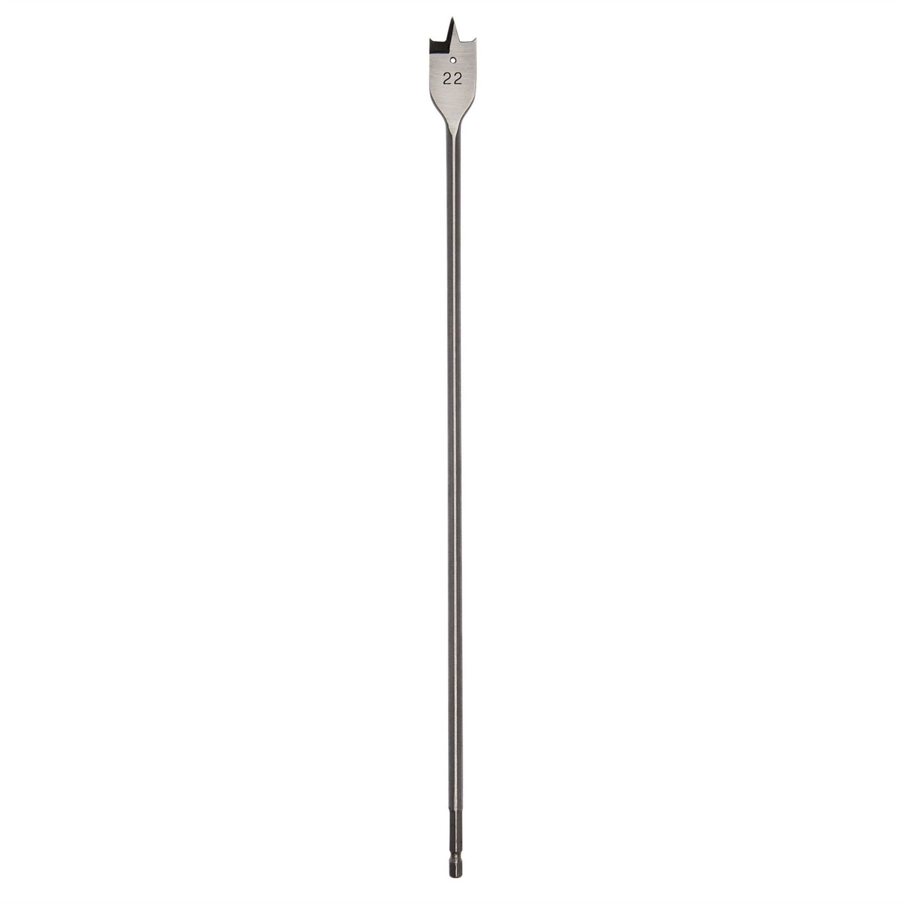 Draper 90000 Extra Long Flat Wood Bit 22 x 400mm Draper