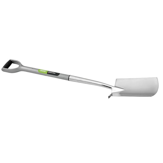 Draper 83754 Extra Long Stainless Steel Garden Spade with Soft Grip Draper