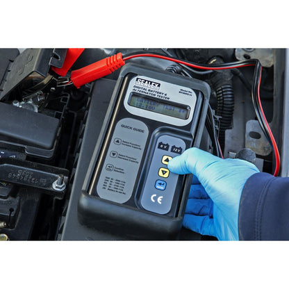 Sealey BT2002 Digital Battery & Alternator Tester 6-12V Battery 6 12 24V Alternator Sealey
