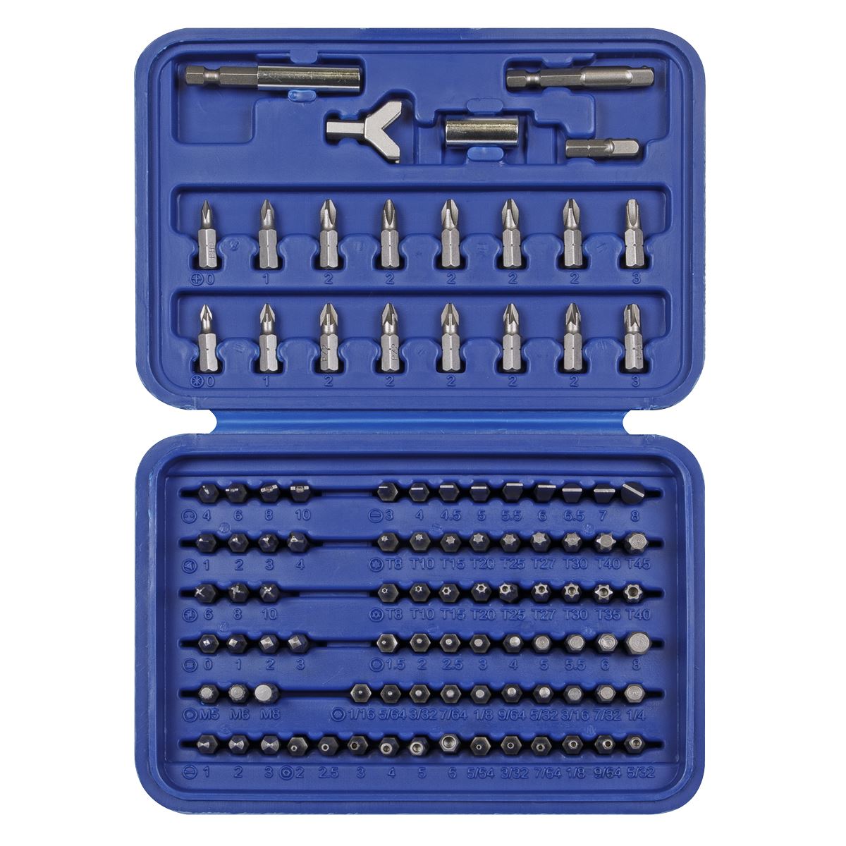 Sealey AK2100 Power Tool/Security Bit Set 100pc Sealey