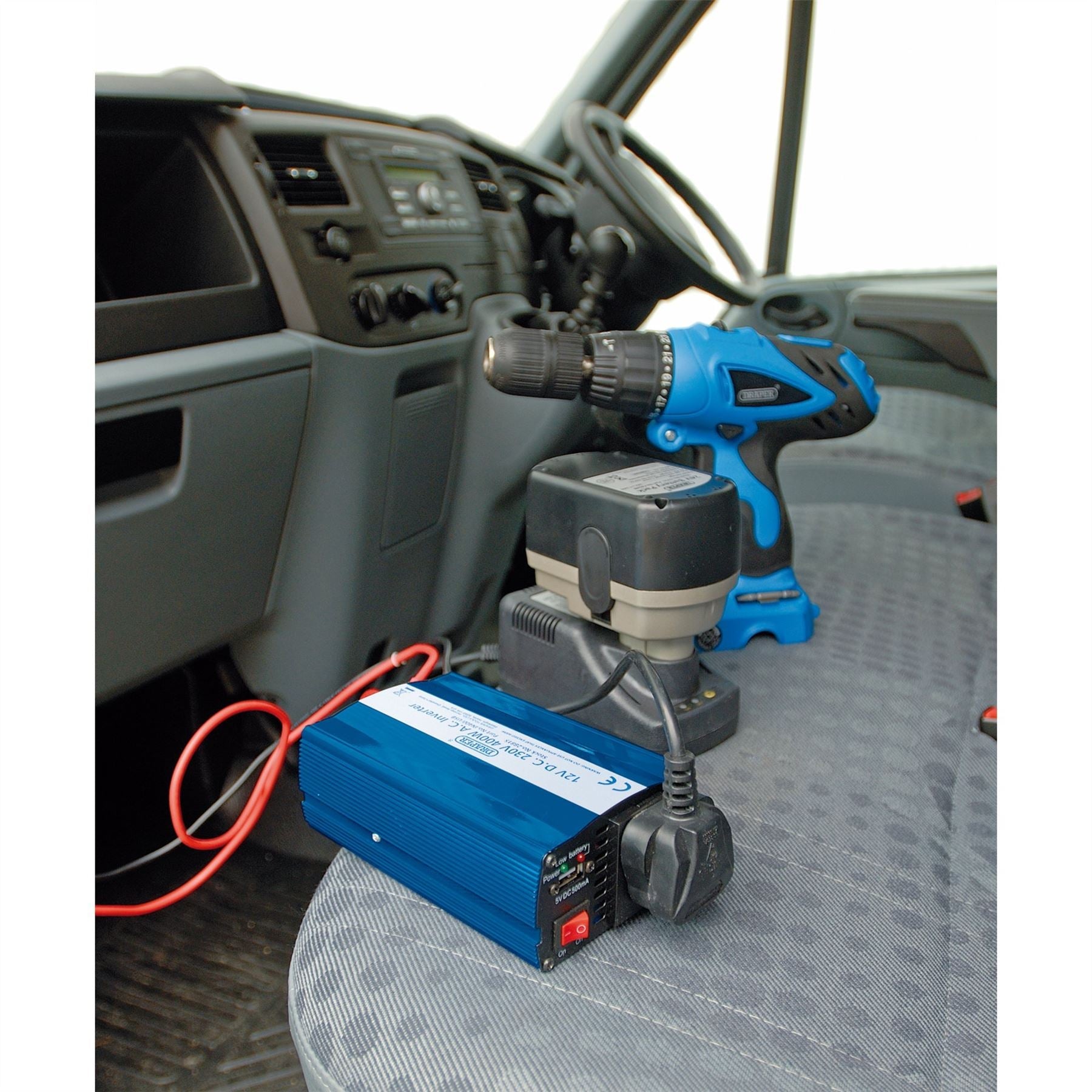 Draper 28815 12V DC-AC Inverter 400W Draper