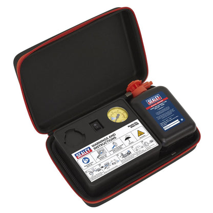 Sealey MAC10S Tyre Inflator 12V & Emergency Puncture Sealant Kit Sealey