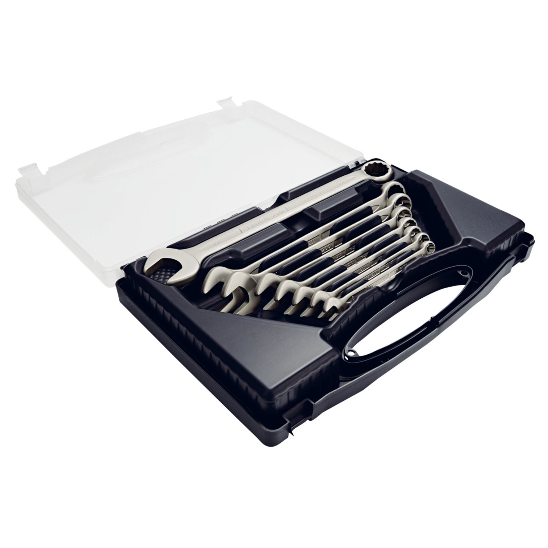 Elora 44019 Long Metric Stainless Steel Combination Spanner Set 8 Piece Elora