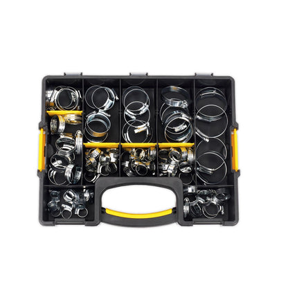 Sealey SHC85AC Hose Clip Assortment 85pc Ø8-57mm Sealey