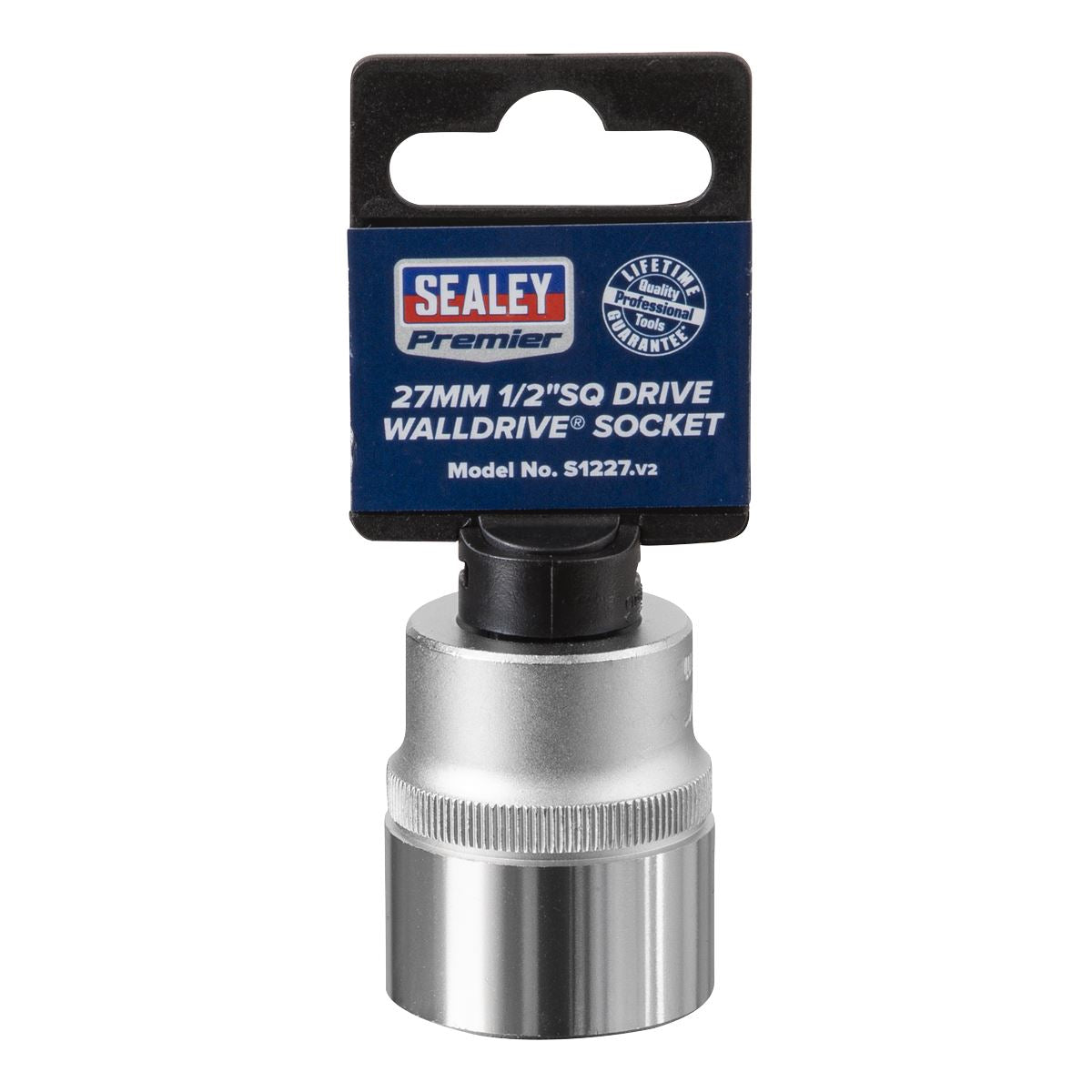 Sealey S1227 WallDrive® Socket 27mm 1/2"Sq Drive Sealey