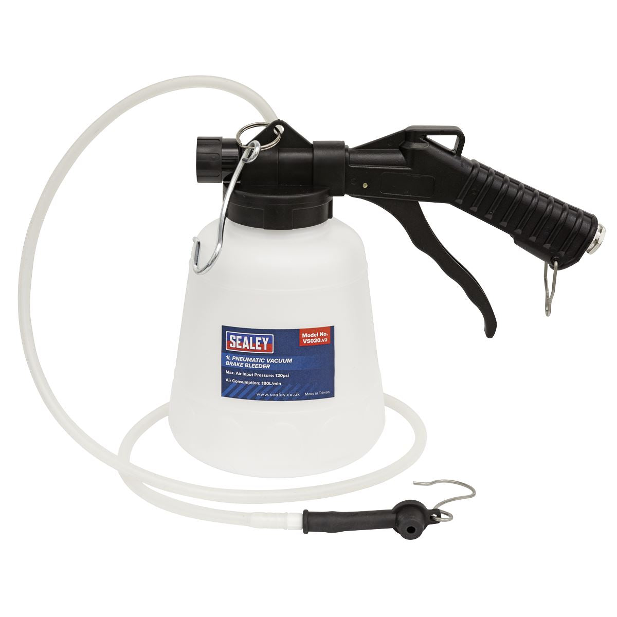 Sealey VS020 Brake & Clutch Bleeder Vacuum Type 1L Sealey